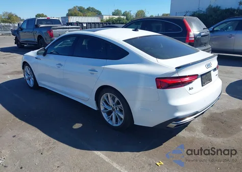 2022 Audi A5 Sportback Premium Plus 40 Tfsi Quattro S Tronic из США, поврежденный, VIN WAUCBCF59NA004168